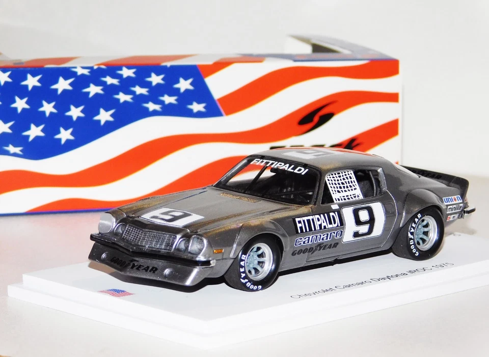 CHEVROLET CAMARO #9 FITTIPALDI DAYTONA IROC 1975 SPARK US223 1/43 - Immagine 1 di 1