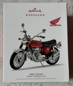 Hallmark Christmas Ornament Honda 1969 CB750 Motorrad Diecast 2018 Neu Mint - Bild 1 von 1