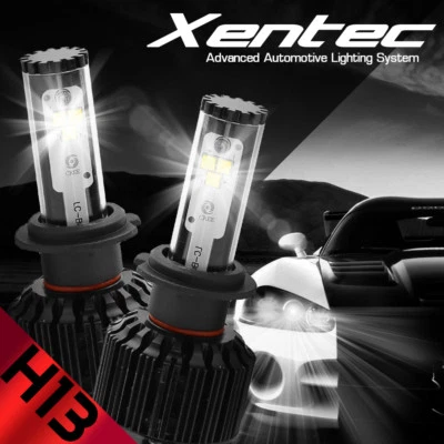 Farol XENTEC LED HID conversão H13 9008 6000K 2008-2010 Dodge Ram 5500 - Imagem 1 de 4