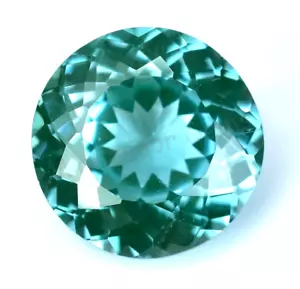 12,50 Ct Natürlicher Paraiba Turmalin Grünlich Neon Blau Kupfer Lose Edelstein - Bild 1 von 7
