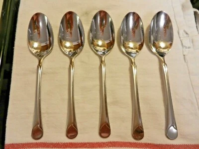 Lote de 5 cucharas soperas ovaladas Henckels 18/10 acero inoxidable Provenza 7 1/2" China    Foto 1 de 4