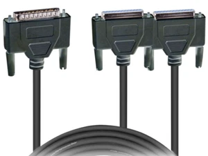 Cable en Y ProX XC-ILDA-Y ILDA 25 pines, cable de conexión láser M a doble F NUEVO - Imagen 1 de 2