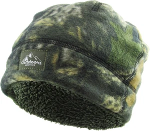 KB ETHOS Vellón Piel Forrada Sherpa Calavera Gorra Camuflaje Tejido Invierno Sombrero Gorro - Imagen 1 de 6