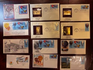 Balloons 12 Covers: FDCs, Events, some Signed, others !! - Picture 1 of 2