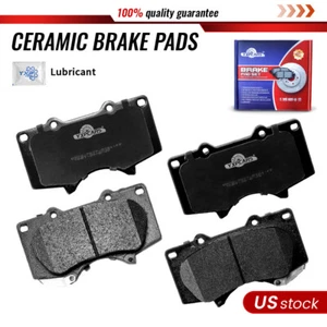 Front Brake Pads for Toyota Tacoma 4Runner FJ Cruiser Sequoia Lexus GX470 GX460 - Picture 1 of 6
