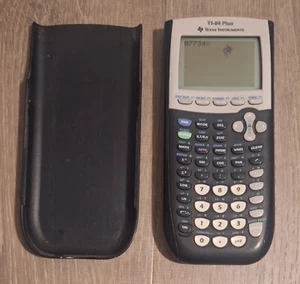 Texas Instruments TI-84 Plus Graphing Calculator Black W/ Batteries - Picture 1 of 3