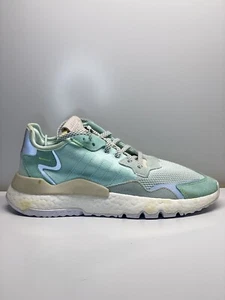 Adidas Nite Jogger Boost Shoes Ice Mint Green/White, F33837, Women's Sz.9.5 - Bild 1 von 12