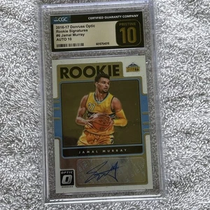 2016-17 Panini Donruss Optic - Rookie Signatures Jamal Murray #6: Auto 10 - Picture 1 of 4