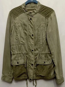 Max Jeans Olive Green Utility Military Jacket Women’s Small - Picture 1 of 3