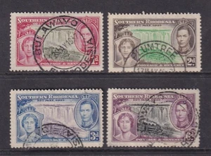 Southern Rhodesia KGVI 1937 Coronation set 4 FU fine used - Picture 1 of 2