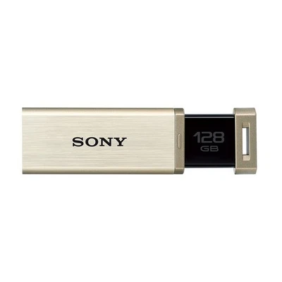 Sony USB Memory USB3.0 128GB Gold High Speed Type USM128GQXN Flash Drive Japan - Image 1 of 4