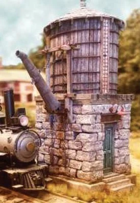 Kit de construcción cortado por láser torre de agua de arándano 0282 HO molinos de barras Foto 1 de 1