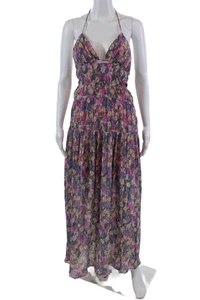 ASTR Women's V-Neck Spaghetti Straps Flare Maxi Dress Floral Size XS - Picture 1 of 6