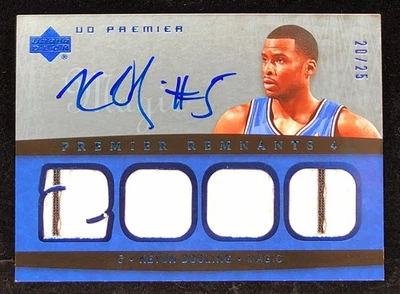 2007-08 Upper Deck Premier Remnants Keyon Dooling Game Used Patch Auto #/25 Card - Image 1 of 2
