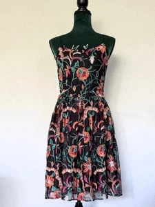 ONlY Kleid 40L Bestickt Blumen Boho Ibiza Hochzeit Blogger Mini - Bild 1 von 4
