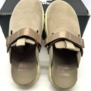 Sorel Vibe Clog Slip On Taupe Adjustable Strap Non Slip Size 8.5 Women NEW - Picture 1 of 9