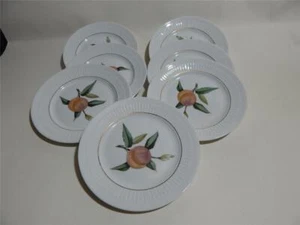 Royal Worcester 7 x Peach Beilagenteller. 6,5" Durchmesser. Made in England - Bild 1 von 1