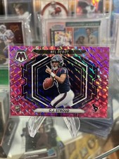 C.J. STROUD 2023 Panini Mosaic CAMO PINK PRIZM NFL Debut Rookie Card, SP Texans