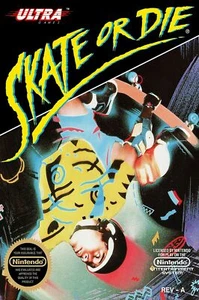 Skate or Die Box Art Wall Poster NES Multiple Sizes 11x17-24x36 - Picture 1 of 1
