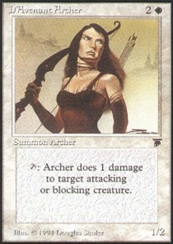 D'Avenant Archer ~ Lightly Played Legends MTG Magic UltimateMTG White Card - Image 1 of 1