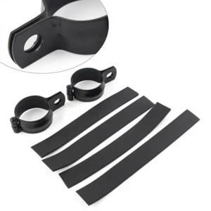 32-41MM Front Fork Mount Bracket Turn Signal Light Clamp Holder Black Motorcycle - Foto 1 di 7