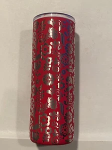 Maars Maker BPA Free 20 oz Tumbler with Slide Opening Top (Red Floral) *NEW* b2 - Picture 1 of 9