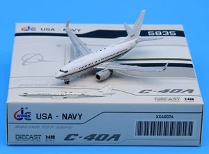 JC Wings 1:400 XX40074 US NAVY Boeing C-40A Diecast Aircraft Jet Model 165835 - Picture 1 of 13