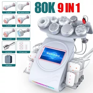 9IN1 80K RF Fettabsaugung Lipolaser Ultraschall Fatburner Lipo Fett Maschine - Bild 1 von 18