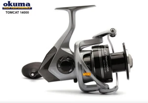 MULINELLO OKUMA TOMCAT 14000 SURFCASTING PESCA FONDO MARE BARCA LAGO FIUME - Foto 1 di 4