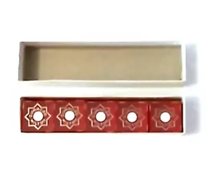 Curacao Hilton Hotel Set 5 Casino Würfel in OVP Souvenir Vintage Selten - Bild 1 von 12