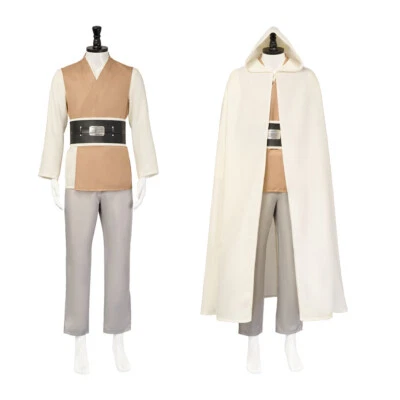 Cosplay Star Wars The Acolyte Jedi Sol Costume Cape Halloween Carnival Suit Mens - Image 1 of 4