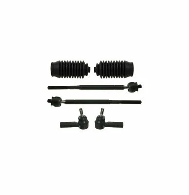 6 Pc Tie Rods Rack & Pinion Bellows Kit for Chevrolet Geo Prizm Toyota Corolla - Image 1 of 4