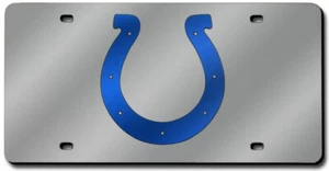 Indianapolis Colts License Plate Laser Cut Silver - Picture 1 of 1
