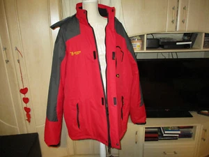 neu,sehr warme winterjacke,gr 2 xl,mens outdoor,rot/schwarz-dunkelgrau - Bild 1 von 11