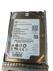 Cisco 600GB 10K SAS 12Gbps 2.5" UCS-HD600G10K12G Seagate ST600MM0208 Hard Drive - Picture 1 of 3
