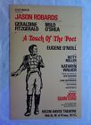 A Touch Of The Poet Theatre Window Card Poster, Jason Robards, SIGNED, OBC, 1977