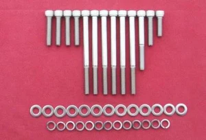 FORD 429 - 460 Big Block, Wasserpumpe / Steuerdeckel Edelstahl Kappe Kopfschrauben - Bild 1 von 1