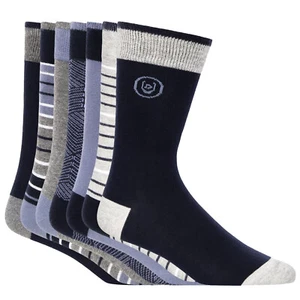 Paquete de 7 calcetines formales de diseñador de moda cómodo de pato y cubierta Bellion para hombre - Imagen 1 de 4