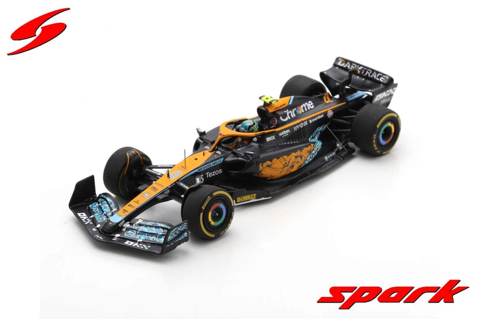 Spark 1/43 McLaren MCL36 #4 6th Abu Dhabi GP 2022 Lando Norris S8554 - Immagine 1 di 1