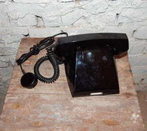 Soviet Vintage Telephone USSR Phone VEF TA-68ЦБ, Black NEW - Picture 1 of 10
