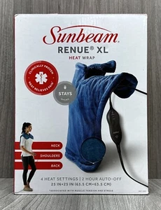 Sunbeam Renue XL Spalla Collo Schiena Termico Avvolgente 4 Impostazioni - NUOVO IN SCATOLA - Foto 1 di 1