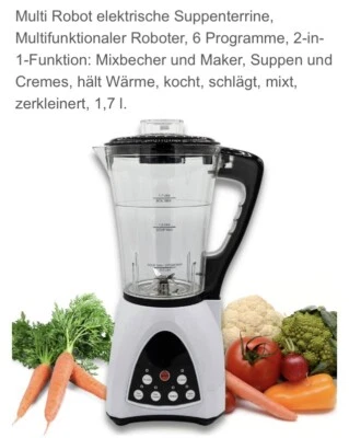 Standmixer mit Kochfunktion - Küchenmaschine Multi Robot Best Direct® - Bild 1 von 4