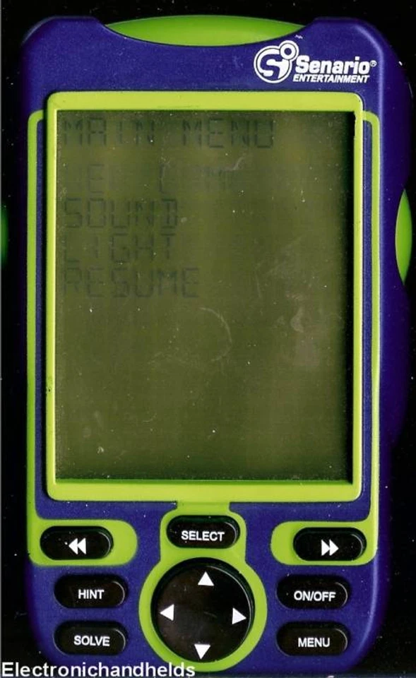 SENARIO ENTRETENIMIENTO ROMPECABEZAS SOLUCIONADOR ELECTRÓNICO PORTÁTIL LCD JUGUETE JUEGO VIAJES NIÑOS Foto 1 de 1