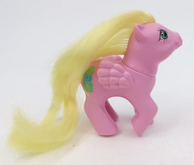RARE My Little Pony Dutch BABY RABBIT 'Konijntje' Pink Yellow MLP VINTAGE 1990s - Bild 1 von 4