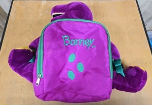 Vintage Barney & Friends Dinosaur Plush Bookbag Backpack - Picture 1 of 3