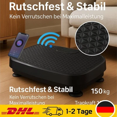 MARKENLOS 3D Vibro Shaper Vibrationsplatte Vibrationsgerät Vibrationstrainer Heimtrainer