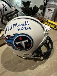 Mike Munchak Signed Mini Helmet PSA Authenticated NFL HOF Houston Oilers - Picture 1 of 6