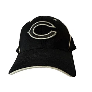 Sombrero de fútbol americano vintage blanco y negro de los Chicago Bears talla única - Imagen 1 de 8