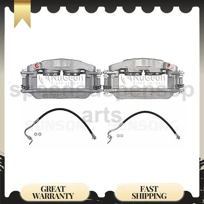 Front Brake Hose Line wtih Calipers Fits 1973 Ford F-250 F-350 - Image 1 of 4