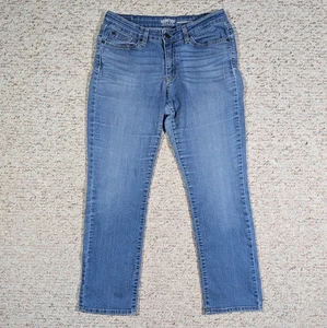 Levis Signature Jeans Womens 10S SHORT Blue Denim Modern Straight Stretch - Picture 1 of 7